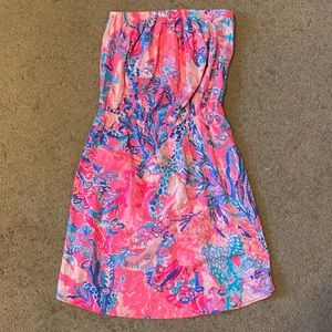 Lilly Pulitzer strapless dress